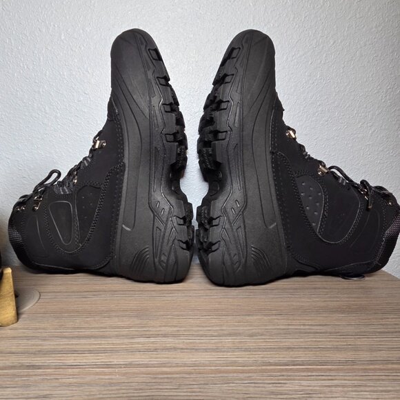 NEW!!! London Fog Breckenridge Black Insulated Hiking Boots 10M Waterproof - Picture 5 of 8
